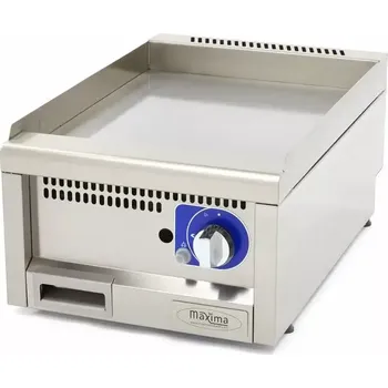 Kuchyňský gril Maxima Komerční hladká grilovací deska - plynová - 60 cm hluboká | 09391580
