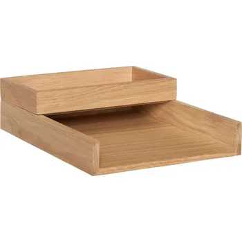 Hübsch, Stolní organizér Rail přírodní dub 2 díly - Formadore