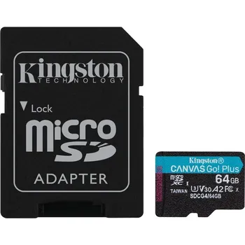 Paměťová karta Kingston 64GB microSDXC U3V30 A2 200MB/s