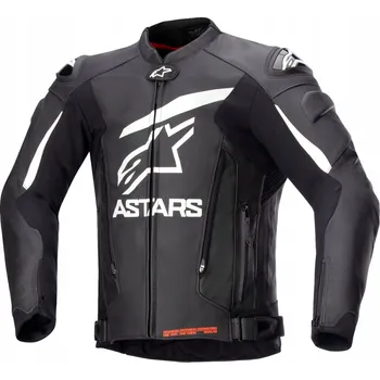Moto bunda Alpinestars GP Plus V4 Kožená Bunda Černá Bílá 50