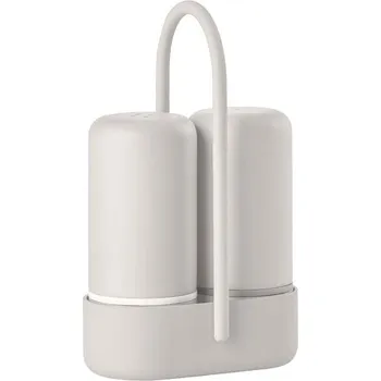 Úložný box Zone Denmark, Slánka a pepřenka Singles na stojanu světlý šedé 3 díly - Formadore