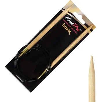 Nástroj na niť a příze Kruhové jehlice Basix Birch 120 cm 7 mm