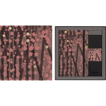 Diář Moleskine, Zápisník Moleskine Sakura se sadou pastelek v dárkové krabičce L 2 díly - Formadore