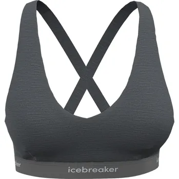 Dámská móda Podprsenka ICEBREAKER W Mer 125 Cool-Lite Sprite Racerback Bra GRITSTONE HTHR-013 - L