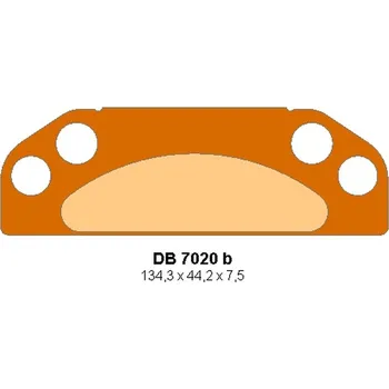 Brzdový systém DELTA BRAKING brzdové destičky KH659 (parkovací brzda) levý přední POLARIS RANGER EV ELECTRIC 10-22, RANGER 500 08-13, RANGER 700 06-09, RANGER 800 10-14, RANGER 900 DIESEL ;11-14, RZR 1000 XP 14-22 (DELTA BRAKING brzdové destičky KH659 (parkovací brzda))