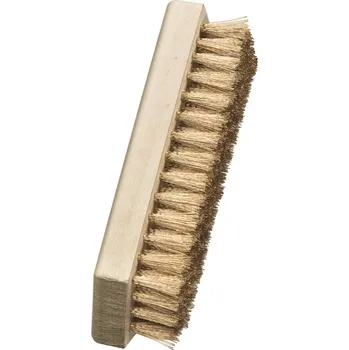 Drátěný kartáč Lessmann 144011 | Mořící a roztírací kartáč 150x50x140x20/7, bronzový drát, zvlněný 0,15