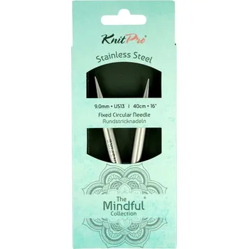 Jehlice Kruhové jehlice KnitPro Mindful 40 cm 9 mm