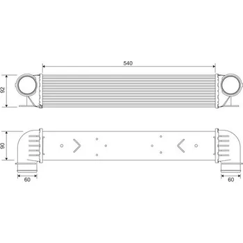 Chladič motoru Chladič turba VALEO 817877