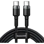 Baseus datový kabel Cafule USB-C PD2.0 100W 2m 20V 5A šedo-černý 6953156216365