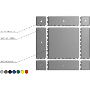 PVC nájezd Mosolut Machine Commercial HL Invisible ECO - šedá A