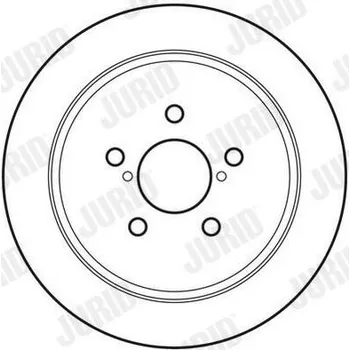 Brzdový systém Brzdový kotouč JURID 562826JC