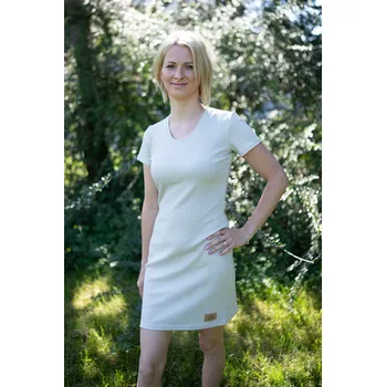 Dámské šaty Kulišárny Šaty dámské RIB Light grey VELIKOST: 36