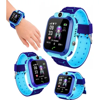 Hodinky CHYTRÉ HODINKY SIM PL LOKALIZÁTOR HODINKY PRO DĚTI SMART WATCH MODRÉ