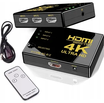 Video kabel Kabel Interlook HD-4K-Black HDMI - HDMI 0,3 m