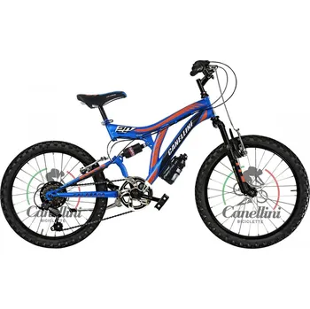 Jízdní kolo CANELLINI Chlapecké kolo MTB Canellini COLORADO 20" 20" MODRÁ|ORANŽOVÁ 2025