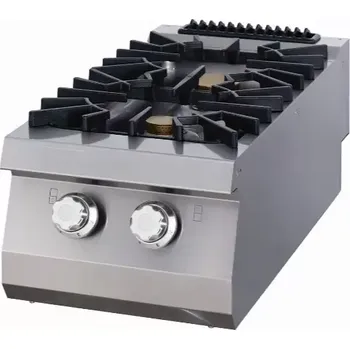 Kuchyňský gril Maxima Sporák Premium - 2 hořáky - plynový - jednoplotýnkový - hloubka 90 cm | 09398515