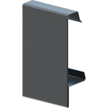 Stavebniny Spojka masky žlabu SATJAM Kwadra RAL 7016 antracitová