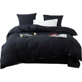 Povlečení Povlečení Queen Premium 220 x 200 cm Černá Zlatá Biza