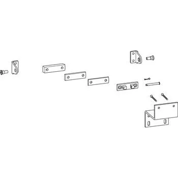 Okno HAUTAU Výklopný/otočný/skládací držák SKA/EKA montáž na rám stříbrná RAL 9006