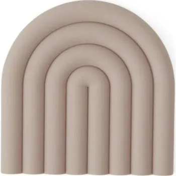 OYOY, Podložka pod horké nádobí Rainbow, 15 x 15 cm, světle růžová - Formadore