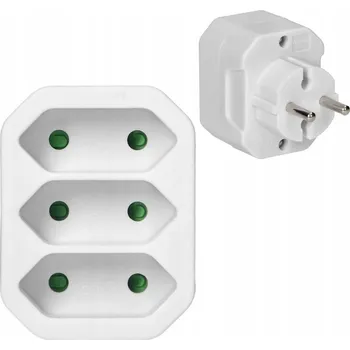 Elektrická zásuvka Elektrická Zásuvka rozbočka Orno bílá