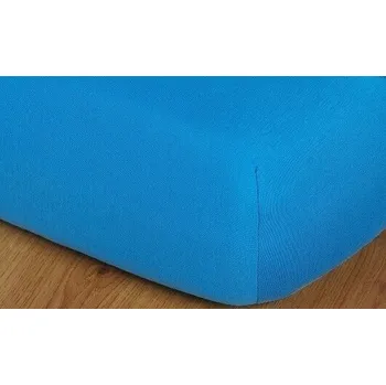 Prostěradlo jersey vysoká matrace 200x200 cm denim
