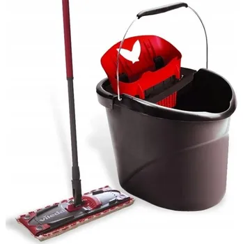 mop Plochý mop Vileda UltraMax BOX SADA S KYBLEM A ŽDÍMAČEM
