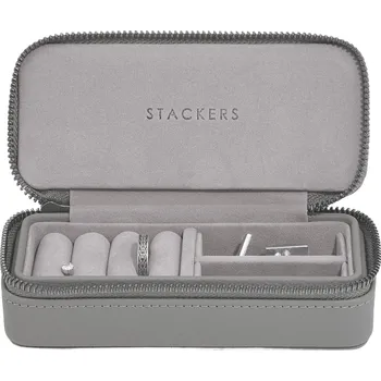 Šperkovnice Stackers, Cestovní krabička na šperky Travel Medium Stackers tmavě šedá - Formadore