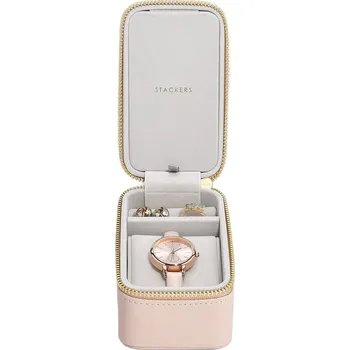 Šperkovnice Stackers, Cestovní kazeta na šperky a hodinky Stackers růžová - Formadore