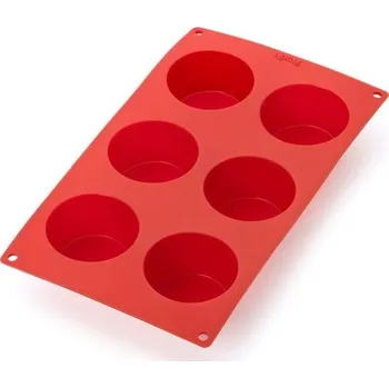Forma na pečení Lekue, Forma na muffiny Gourmet XL červená - Formadore