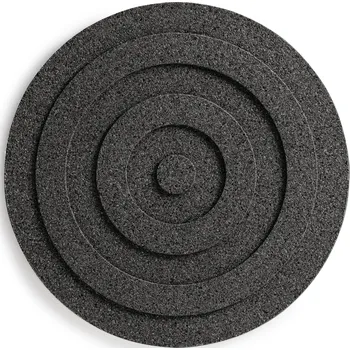 Úložný box Born in Sweden, Podložka pod horké nádobí Circles korková černá - Formadore