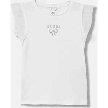 Dívčí tričko Dětské tričko Guess K6RI12.KCU20.PPY2 bílá 00X, vel. 122-125