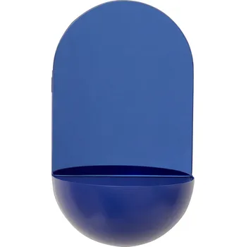 Květináč Hübsch, Závěsný květináč Hübsch kovový sytě modrý - Formadore