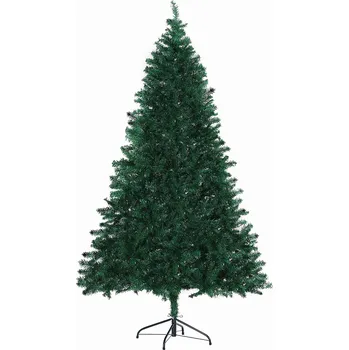 Vánoční stromek HOMCOM Umělý vánoční stromek Ø102 x 180 cm | zelená