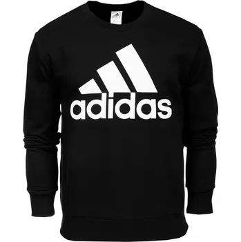 Pánská mikina PÁNSKÁ MIKINA ADIDAS ESSENTIALS FRENCH TERRY BIG LOGO ČERNÁ IC9324 vel. L