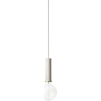 Ferm Living, Závěsná lampa Socket Pendant velké světle šedá - Formadore