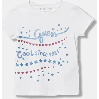 Oblečení a móda Dětské tričko Guess K6RI13.K6YW4.PPY2 bílá 00X, vel. 122-125