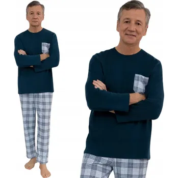 Pánské pyžamo Martel pánské pyžamo Ignacy 416 01 s dlouhým rukávem, velikost XXL