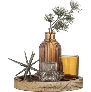 Vánoce Bloomingville, Svícen Sanga s dřevěným tácem a dekoracemi, 6 díl. - Formadore