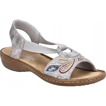 Dámské sandále Rieker dámské sandály 608B4-90 platforma velikost 37