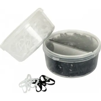 Čištění pro koně Gumicky-do-hrivy-HKM-Soft-450ks Barva: Bílá