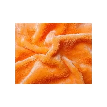 Bytový textil Prostěradlo Mikroflanel 90x200 cm oranžová