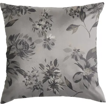 Polštář Södahl, Dekorativní polštář History Bloom 50 x 50 cm šedý - Formadore