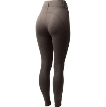 Jezdecké kalhoty Dámské zimní legíny Horze Dea Fullgrip - béžová Velikost: 38