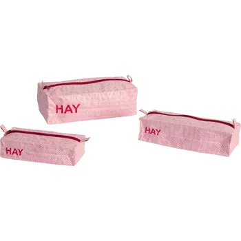 Hay, Kosmetické taštičky Candy Mono světle růžové 3 ks - Formadore