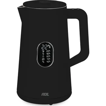 Varná konvice ADE, Rychlovarná konvice s regulací teploty ADE 1,5 l černá - Formadore