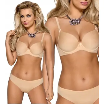 Podprsenka Mefemi push-up podprsenka béžová velikost 75D