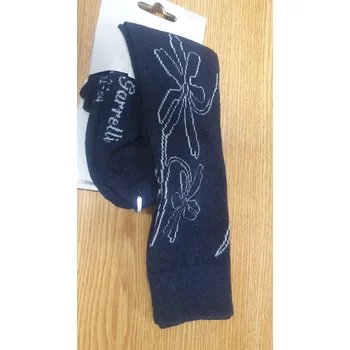 Vybavení pro jezdce HKM Moena dětské jezdecké podkolenky tm. modrá Barva: tmavě modrá, Velikost: 31-34