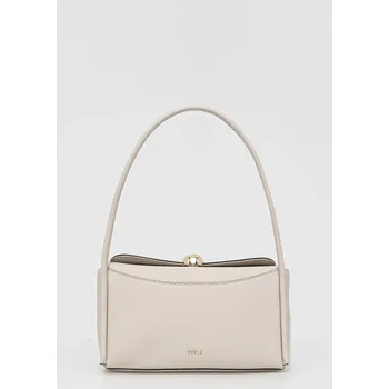 Kabelka Kožená kabelka Furla Nicole M Boston Bag WB01883.BX4296.4556S béžová 01X, vel. ONE SIZE