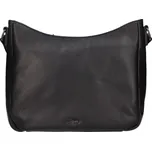 Lagen dámská kožená kabelka černá 12475 BLACK